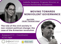 The role of the civil society in non-violent political change: the case of the Armenian revolution. online discussion